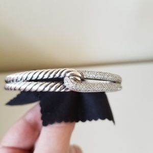 🛍SOLD🛍 David Yurman bracelet with pave diamonds